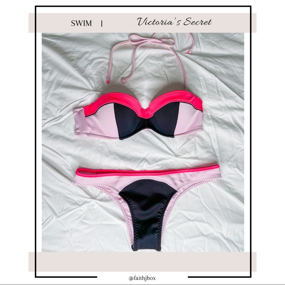VS Color-block Bikini Set